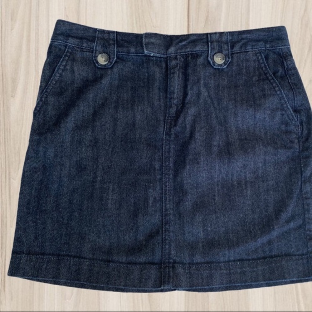 Banana Republic Dark Wash Denim Jean Skirt EUC